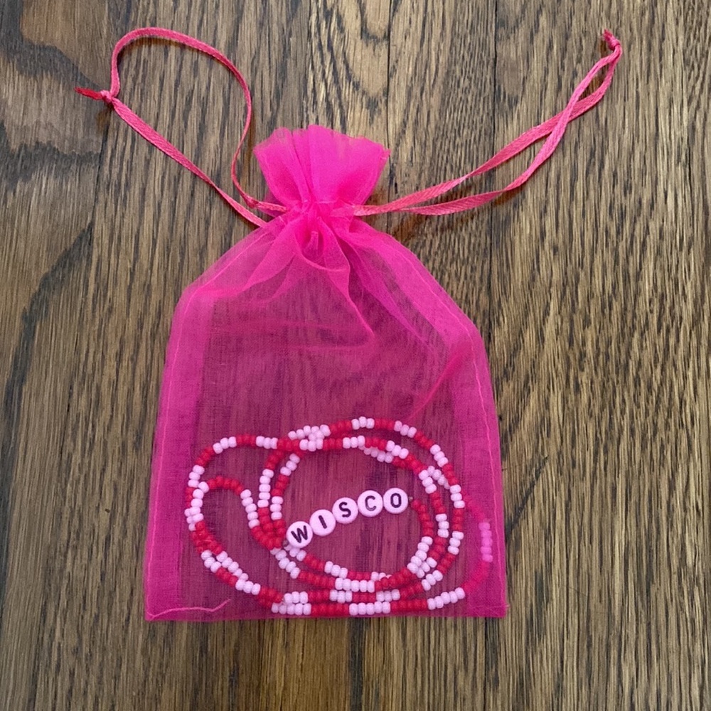 University of Wisconsin Beaded Choker